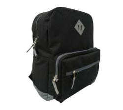 Colourtime Backpack In Black With Adjustable Shoulder Straps
