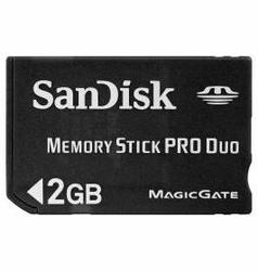 SanDisk MSPD 2GB Memory Stick Pro Duo Memory Card