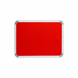 Info Board Aluminium Frame - 600 450MM - Red