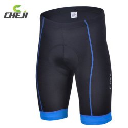 High Elasticity Quick Dry Mountain Bike 3D Gel Padded Ciclismo Bicicleta Tights Cloth... - Blue XL