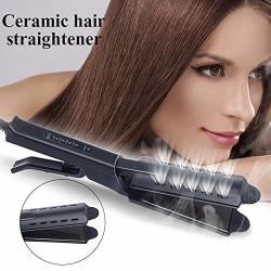 Aliiys Steam Straighteners Flat Iron With Digital Lcd Display Instant Heating Steam Hair Straightener For All Hair Types Improved Shine