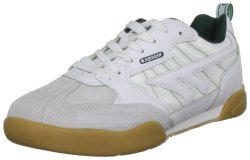 Hitec Mens Casual Sports Trainers Squash Classic - White green Pu Size 6 UK Eu 40