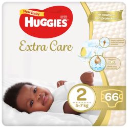 Huggies Extra Care Nappies Size 1 - 96'S X 2 Pack