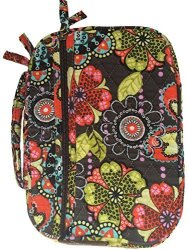 Diwi Large Sizes 7 X 10 X 2 Inches Bible Cover Quilted Cotton Good Book Cover Zip Closer Additional Zip Pocket Pen Holder Inside L 1701HZ Circle