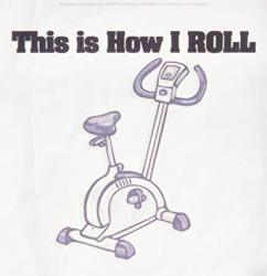 This Is How I Roll 10" Iron On White Material
