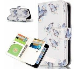 Smartphone Case With Attached Wallet - Iphone 6 Butterfly