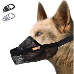 Nose Strap Dog Muzzle Prevent From Taking Off By Dogs For Small Medium And Large - S Gray
