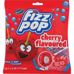 Beacon Fizz Pop Cherry Flavoured 10'S