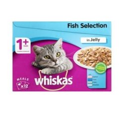 Whiskas 48 X 85G Cat Food Multipack Pouch