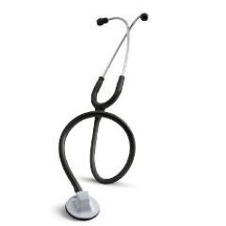 3M MCK22902500 - Classic Stethoscope Littmann Select Black 1-TUBE 28 Inch Tube Single Sided Chestpiece - Tunable Diaphragm