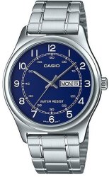 Casio MTP-V006D-2BUDF Analogue Wrist Watch Silver And Blue