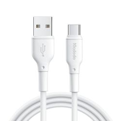 Fast Charging USB A USB C Cable QC4 3AMP Type C Cable White Series