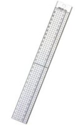 Ruler Acrylic Metal Edged Ruler 30CM