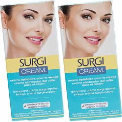 Surgi Facial Hair Removal Cream 1 Oz X 2 Pack
