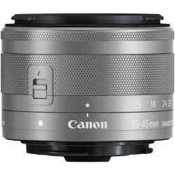 Canon Ef-m 15-45MM F 3.5-6.3 Is Stm Lens Silver