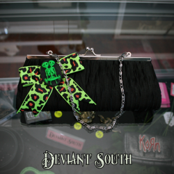 Black Conjoined Twins Clutch