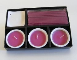 Rose Fragrance Incense And Candle Set