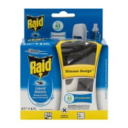 Raid Electric Unit And Odourless Liquid Mosquito Killer Refill 2 Pcs