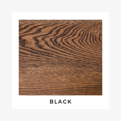 The Austick Headboard - Three Quarter American Oak Black
