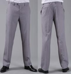 Mrpick Formal Wedding Men Suit Pants - Light Grey 34