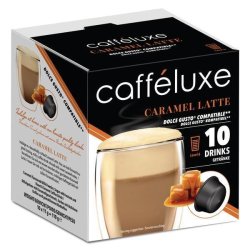 CaffeLuxe Dolce Compatible Caramel Latte Gusto Capsules