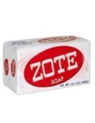 Zote Laundry Soap Bar Pink 14.1 Ounce Total Of 4 By Zote