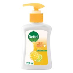 Dettol 200ML Liquid Hand Wash Hygiene Soap Fresh Pump Bottle Personal Care Ph Balance & Gentle On Skin
