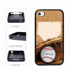 Minnesota Glove And Baseball Tpu Rubber Silicone Phone Case Back Cover Apple Iphone 4 4S
