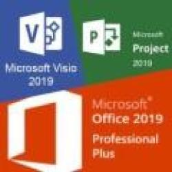Combo - Office 2019 Pro + Project 2019 Pro + Visio 2019 Pro