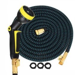 Full 25FT 50FT Copper High Pressure Car Washing Telescopic Water Pipe Spray Nozzle Set