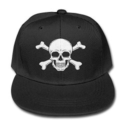 Skull Icon Bones Kid Hip Hop Baseball Cap Toddler Snapback Hat For Boys Girls Quirky Adjustable Cool Trucker Plain Flat Hats For Dance Neo-jazz