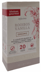 Khoisan Gourmet Organic Infusions Rooibos Vanilla