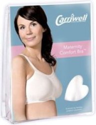Carriwell Comfort Nursing Bra in White