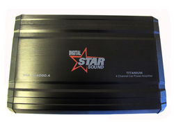 Starsound T4000 4000w 4 Channel Titanium Amplifier
