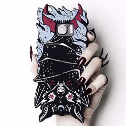 Rogue + Wolf Cute 3D Vamp Bat Samsung S9 Case Kawaii Galaxy S9 Phone Cases For Girls Silicone Protective Cover Samsung S9