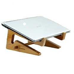 Preself Handmade Laptop Wooden Stand Bamboo Heat Sink Computer Mount For Ipad Ipad MINI Ipad 4 Ipad 2 Apple Macbook