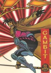 Marvel Universe 1995 - Gambit "suspended Animation" Card 1 Of 10