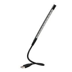Eeekit 10 LED USB Keyboard Dimmable Night Light Flexible Lamp For Laptop PC Keyboard Reading
