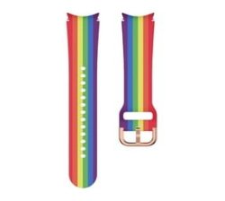 Samsung Galaxy Watch 4 & 5 Silicone Strap -rainbow