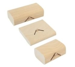 Craft Decor Wooden Jewellery - Cosmetics Storage Organizer Boxes 3-PIECE