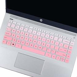 Keyboard Cover Design For Hp Pavilion X360 14" Laptop 14M-BA 14M-CD 14-BF 14-BW 14-CM Series 14M-BA011DX 14M-BA013DX 14M-BA015DX 14M-BA114DX 14M-CD0001DX 14M-CD0003DX -gradual Pink