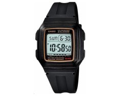 Casio Standard Collection Wr Digital Watch - Black And Gold