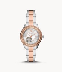 Fossil Stella Automatic Two-tone Stainless Steel Women's Watch ME3214