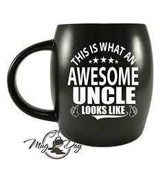 MUG A Day Fathers Day Best Novelty Gifts For The World's Most Awesome Uncle Ever - Funny And Crazy Gifts For The Greatest Uncles