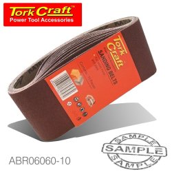 Craft Sanding Belt 75 X 457MM 60 Grit 10 PACK