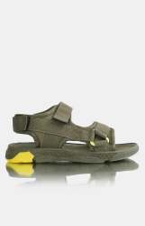 Tomtom Boys Velcro Sandals - Olive - Olive UK 1