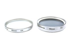 Fujiyama 46MM Uv + Pl Filters Silver