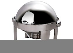 Chafing Dish Ibis Round Roll Top 18 10 S steel