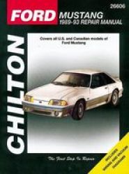 Ford Mustang & Mercury Capri Chilton Automotive Repair Manual - 1979-93 Paperback 2ND Revised Edition