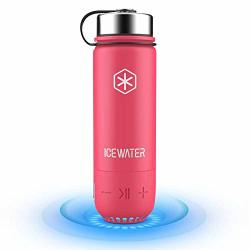 Icewater 3-IN-1 Smart Stainless Steel Water Bottle Glows To Remind You To Stay Hydrated +bluetooth Speaker+ Dancing Lights 20 Oz Stay Hydrated And Enjoy Music Great